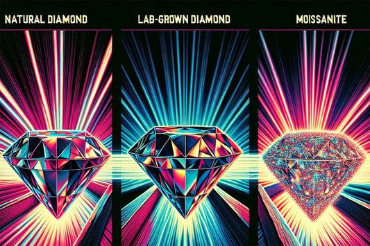 Moissanite vs. Lab-Grown vs. Genuine Diamonds: Find Your Perfect Gem at ROE Jewelry