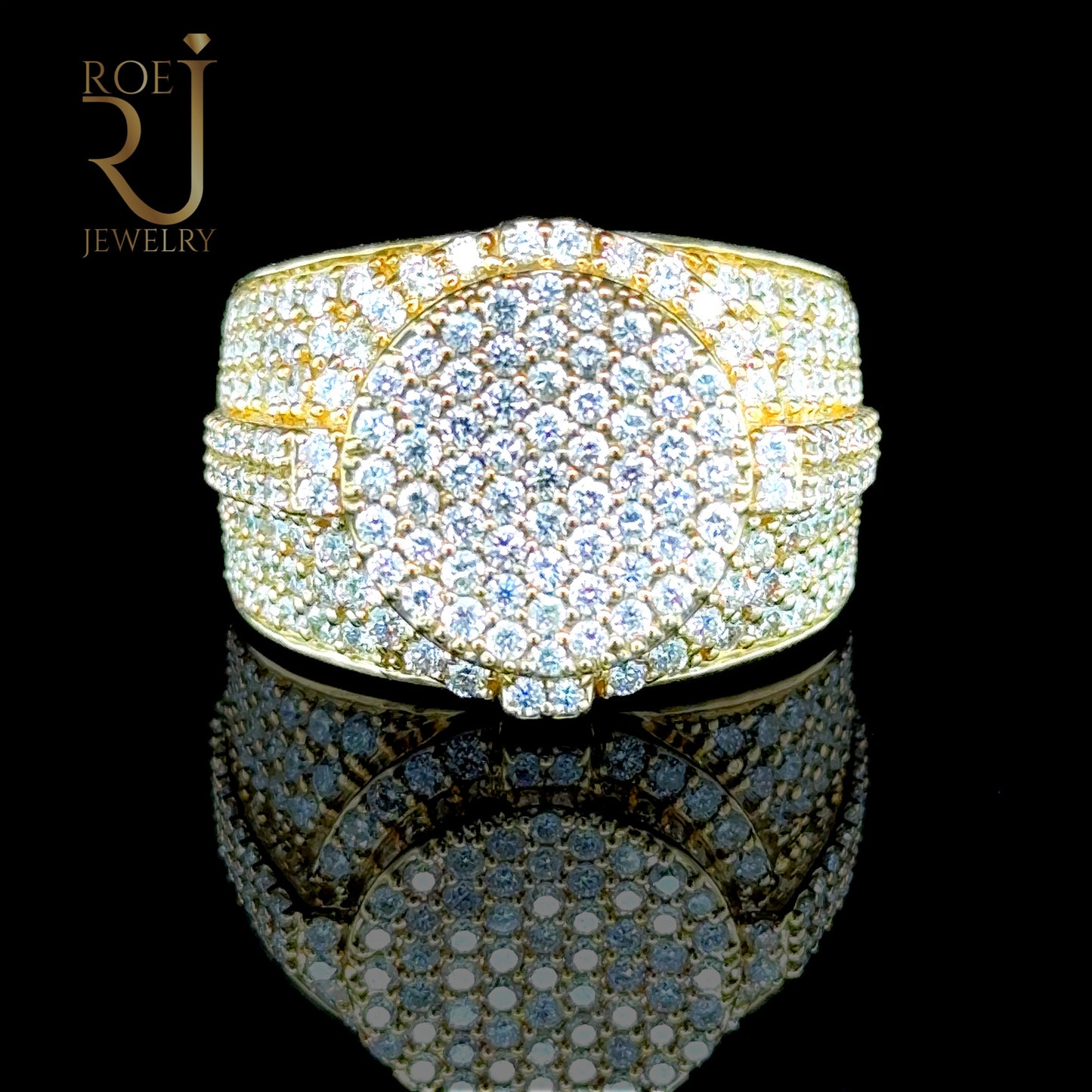 Impressive 3.15ct Diamond Ring in 10K Yellow Gold