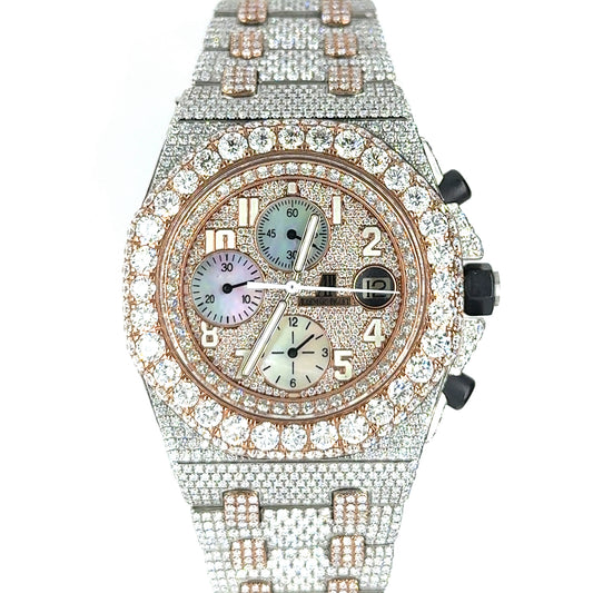 Audemars Piguet Royal Oak Offshore watch featuring 35.75 carats of diamonds.